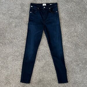 Citizens of Humanity “Chrissy” High Rise Skinny Stretch Jean Dark Wash W28